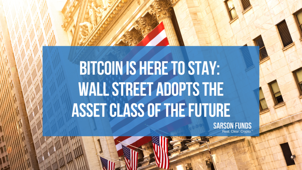Wall Street Adopts Bitcoin Cryptocurrency Financial Advisors