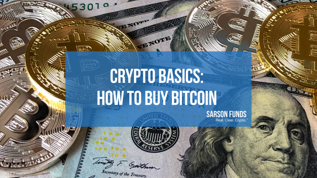 Sarson Funds: How to Invest in Bitcoin - Cryptocurrency Financial Advisor