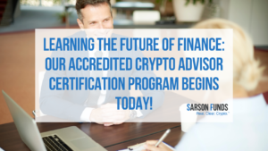Crypto advisor education