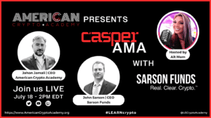 American Crypto Academy & Sarson Funds on Casper Network AMA