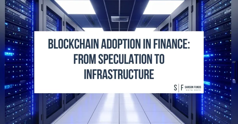 Blockchain data center representing digital financial infrastructure.
