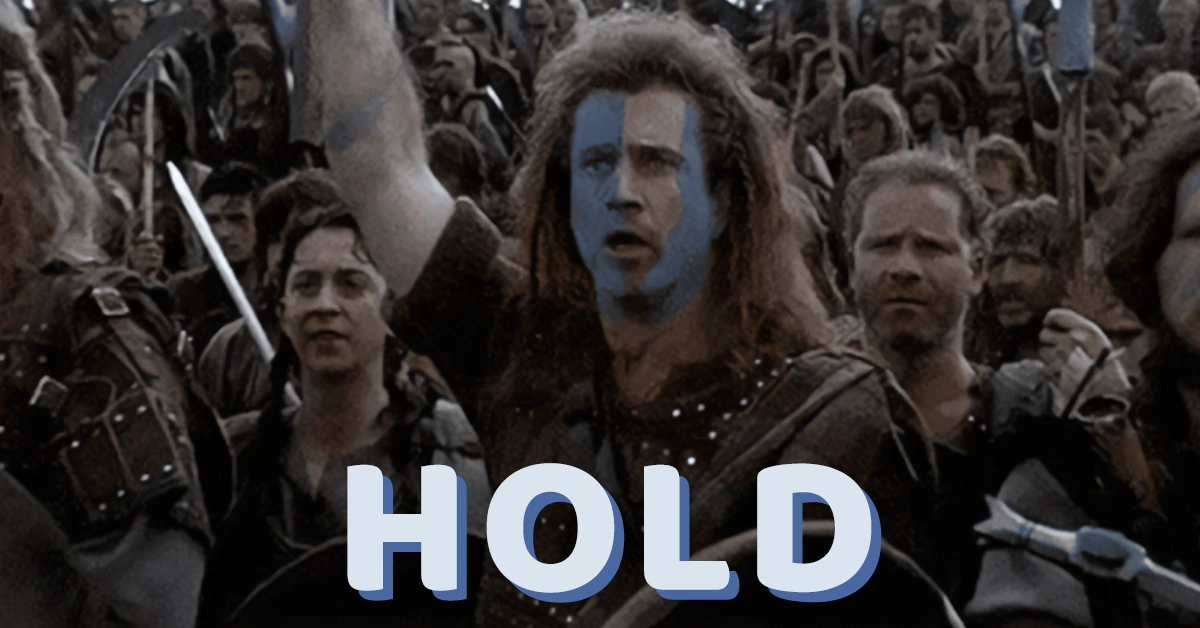 Crowd of warriors holding the line in battle symbolizing investor conviction during crypto market volatility